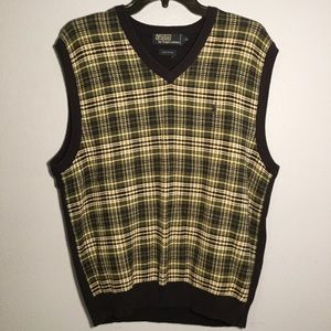 Polo Ralph Lauren Plaid Knitted Vest